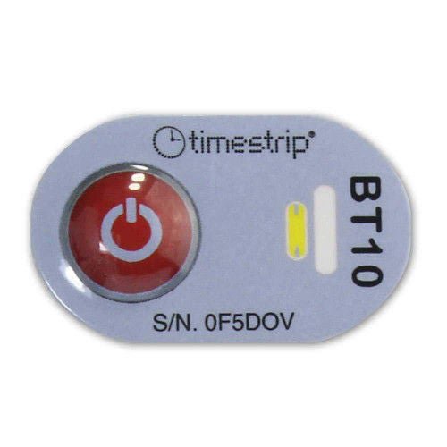 Timestrip, Blood Bag Temp Indicator 10Dig Cel (100/Bx), 100/Bx