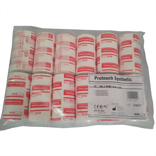 Protouch® Synthetic White Undercast Cast Padding, 4 Inch X 4 Yard, 12/Pk