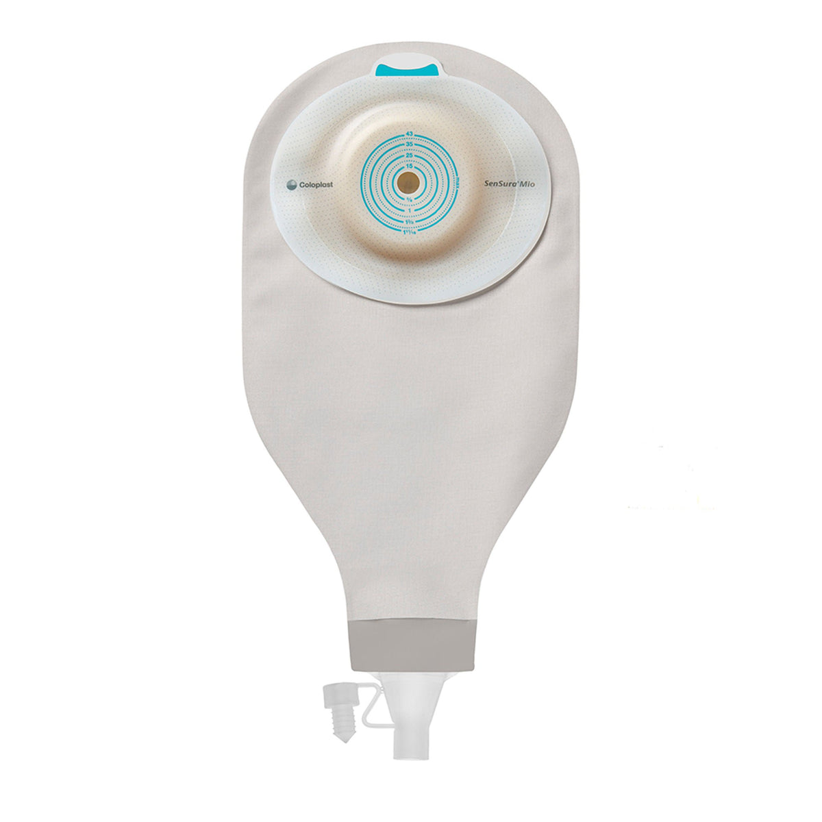 SenSura® Mio High Output 1-Piece Transparent Ostomy Pouch, 10 – 43 mm Stomas, 10/BX