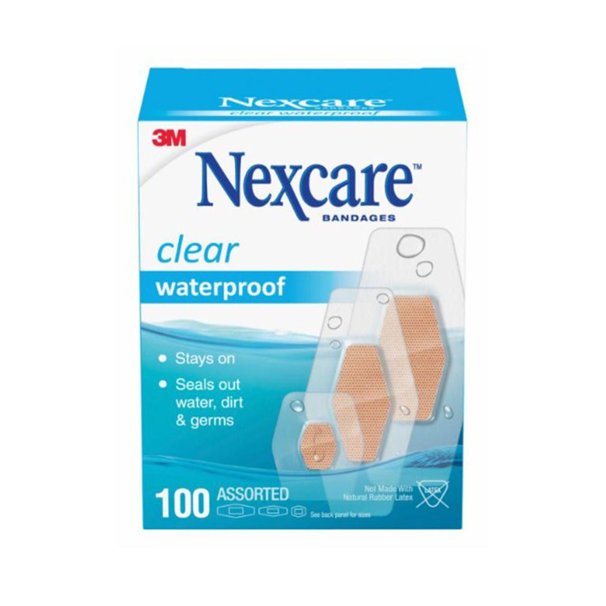 Nexcare™ Waterproof Assorted Bandages, 600/Cs