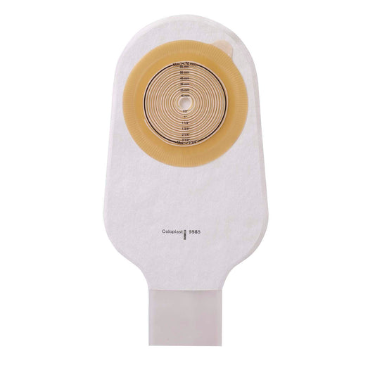Assura® One-Piece Opaque Colostomy Pouch, Cut to Fit Stomas 10 – 55mm, 10/BX