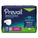 PREVAIL® BREEZERS® ULTIMATE ABSORBENCY INCONTINENCE BRIEFS, REGULAR, SOLD AS 80/CASE FIRST PVB-016/1
