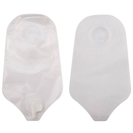 Sur-Fit Natura® Two-Piece Transparent Urostomy Pouch, 1¾ Inch Flange, 10/BX