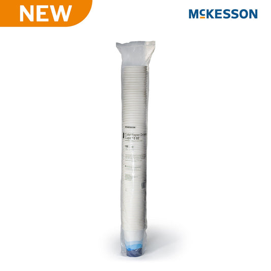 Mckesson Paper Cup For Cold Beverages, Blue Mountain Print, 12-Ounce Capacity, 2000/Cs