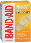 Band-Aid® Infection Defense™ Bandages, Assorted Sizes, 480/CS