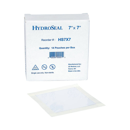 Hydroseal Iv Site Barrier Protector, Clear, 7 X 7 Inch, Disposable, 140/Cs