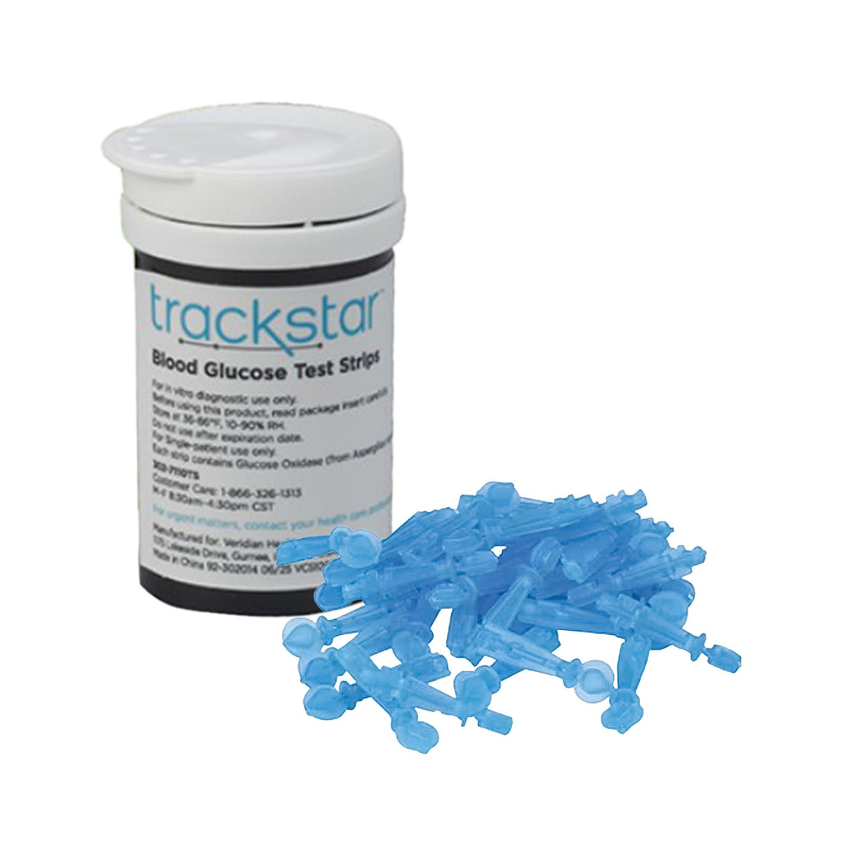 Test Strip, Blood Glucose Trackstar (50/Bx 4Bx/Cs), 1/Bx