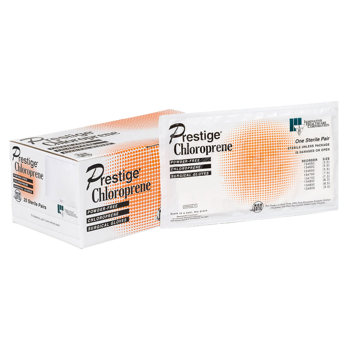 DermAssist® Prestige® Polyisoprene Surgical Glove, Size 8.5, Ivory, 100/CS
