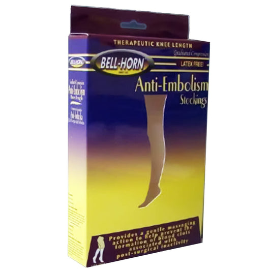 Bell-Horn® Anti-Embolism Stocking, Beige, Knee Length, Closed Toe, Extra Large, 1/PR