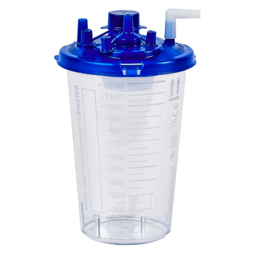 Medi-Vac® Guardian™ Rigid Suction Canister, 1200 mL, 40/CS