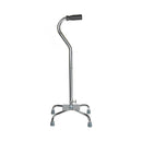 McKesson Steel Chrome Offset Quad Cane, 29 – 37.5 Inch, 4/CS