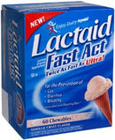 LACTAID® FAST ACT CHEWABLES VANILLA TWIST FLAVOR, SOLD AS 1/BOTTLE J 00045093060