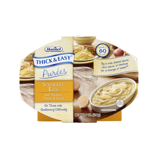 Thick & Easy® Purées Scrambled Eggs / Potatoes Thickened Food, 7-ounce Tray, 7/CS