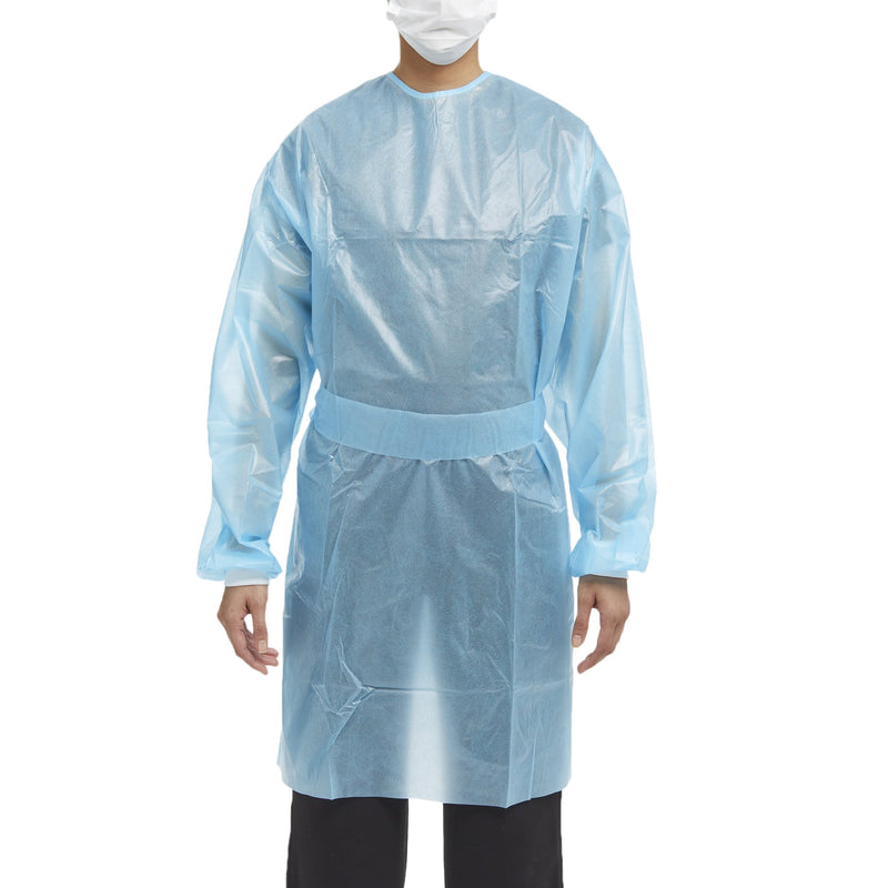 MCKESSON FULL BACK CHEMOTHERAPY PROCEDURE GOWN, MEDIUM, SOLD AS 30/CASE MCKESSON 16-54KVM