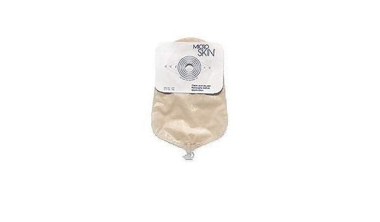 One-Piece Clear Urostomy Pouch, 9 Inch Length, Up to 1½ Inch Stoma, 10/BX