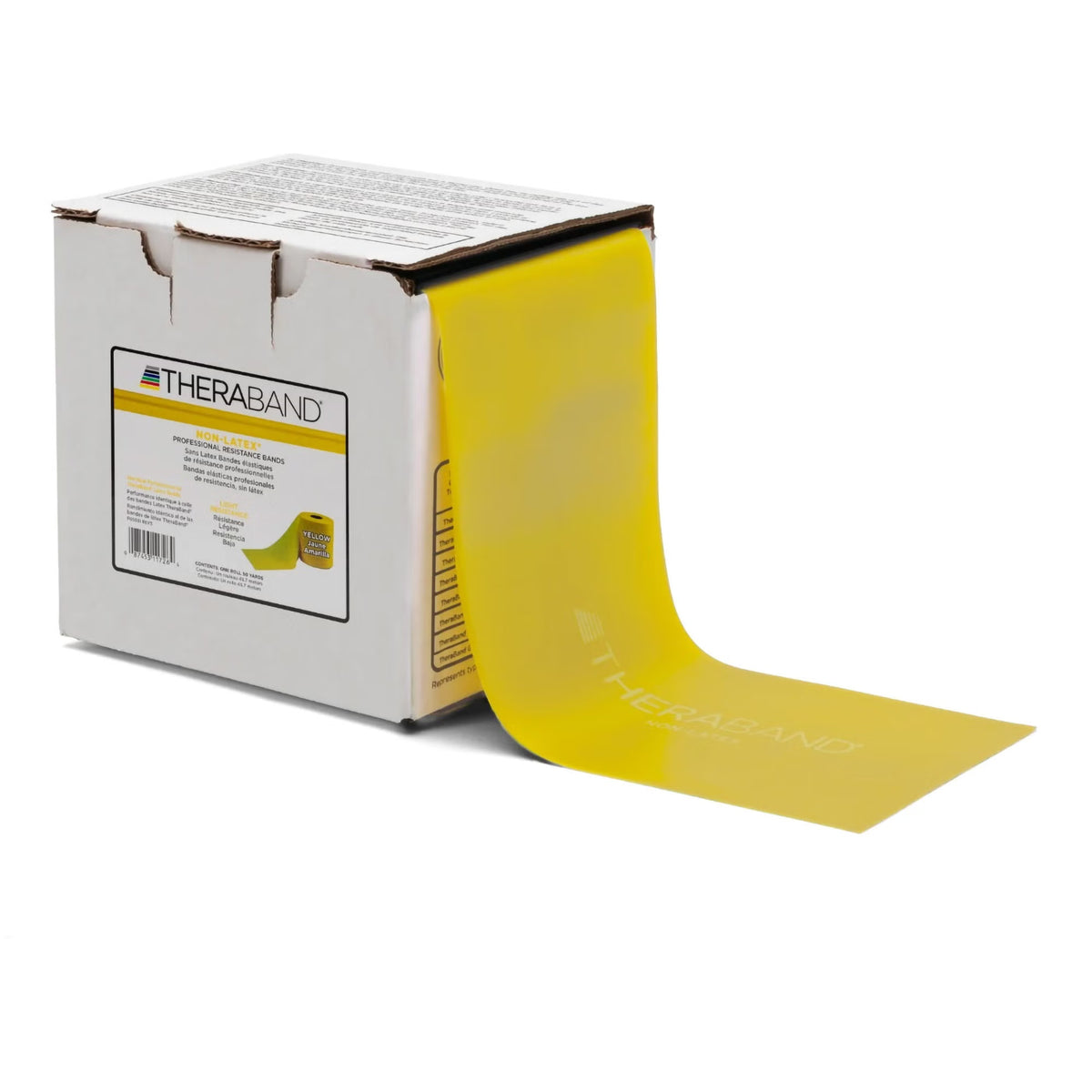TheraBand® Professional Light Exercise Resistance Band, Yellow, 25 Yard, 1/EA