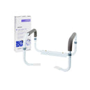 MCKESSON TOILET SAFETY RAIL, WHITE STEEL, WIDTH-ADJUSTABLE, SOLD AS 1/EACH MCKESSON 146-RTL12087