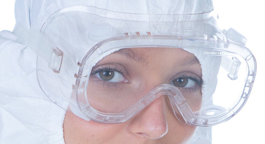 Goggle, Safety Anitfog Deluxedisp Str (60/Cs), 1/Ea