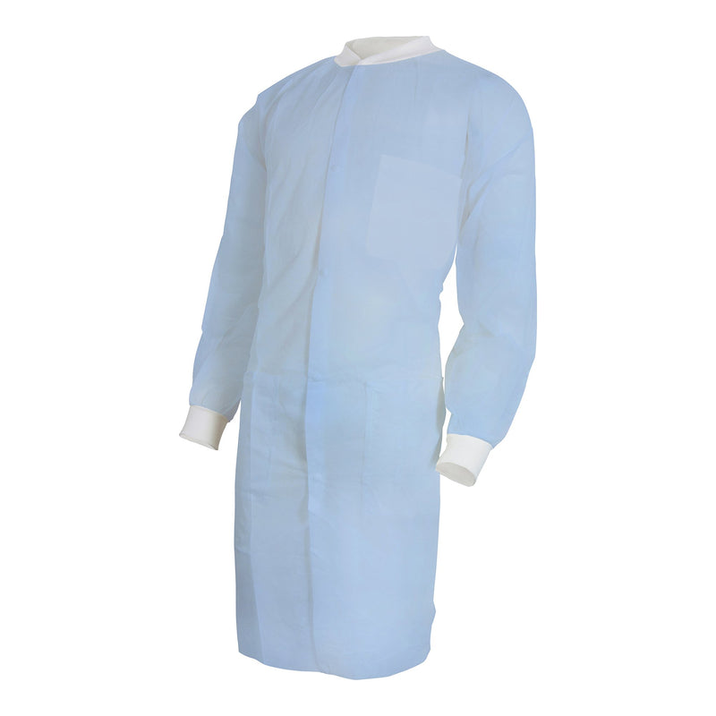MCKESSON LAB COAT, SMALL / MEDIUM, BLUE, SOLD AS 30/CASE MCKESSON 34141200