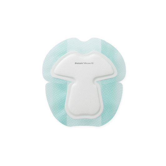 Dressing, Foam Silicone Fit Biatain Heel 7.2X6.6" (5/Bx), 5/Bx