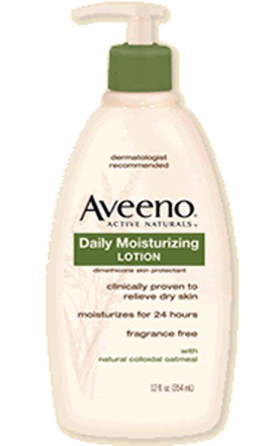 Aveeno® Daily Moisturizing Body Lotion Fragrance Free, 12-ounce Pump Bottle, 1/EA