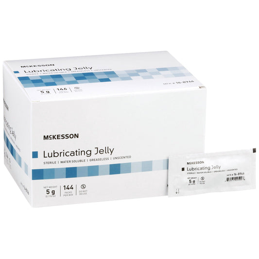 Mckesson Lubricating Jelly, 5-Gram Packet, 864/Cs