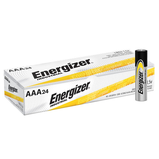 Energizer® Industrial Aaa Alkaline Batteries, 4 Pack, 144/Cs