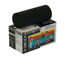 CanDo® Exercise Resistance Band, Black, 5 Inch x 6 Yard, X-Heavy Resistance, 1/EA