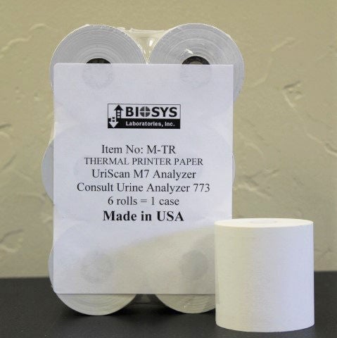 Paper, Thermal F/Urine Analyzer (6Rl/Cs), 6/Cs