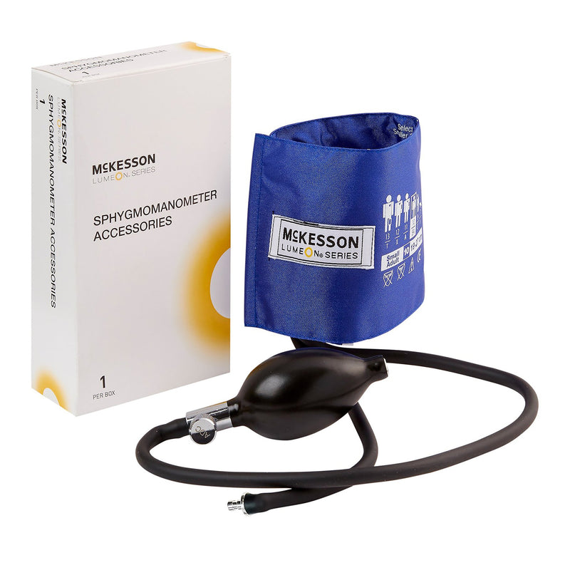 MCKESSON LUMEON BLOOD PRESSURE BULB AND CUFF, CHILD ARM, SMALL, 19-27 CM, SOLD AS 15/CASE MCKESSON 01-865-10SARBGM