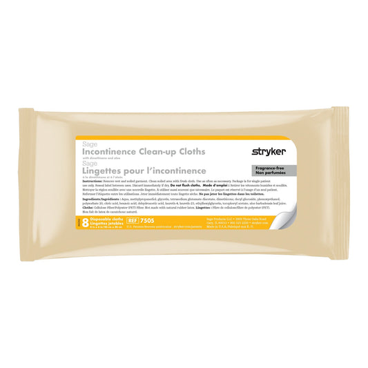 Sage Incontinent Care Wipe, 30/CS