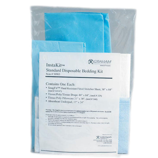 Bedding Instakit, Disp Std W/Underpad (25/Cs) Graham, 25/Cs