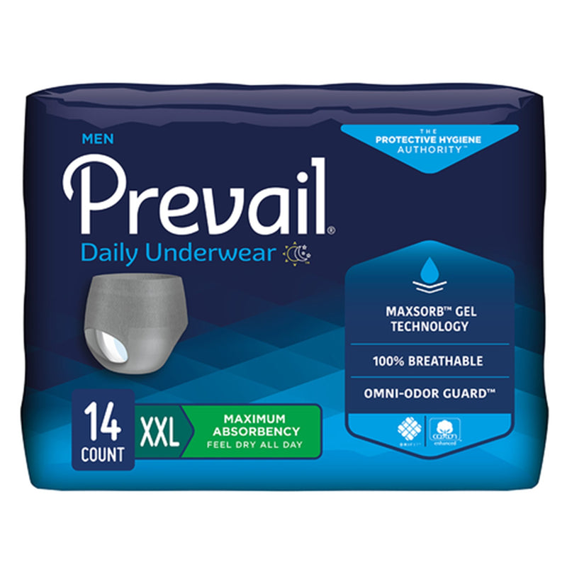 PREVAIL® DAILY UNDERWEAR MAXIMUM ABSORBENT UNDERWEAR, EXTRA EXTRA LARGE, SOLD AS 56/CASE FIRST PUM-517