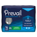 PREVAIL® DAILY UNDERWEAR MAXIMUM ABSORBENT UNDERWEAR, EXTRA EXTRA LARGE, SOLD AS 14/BAG FIRST PUM-517