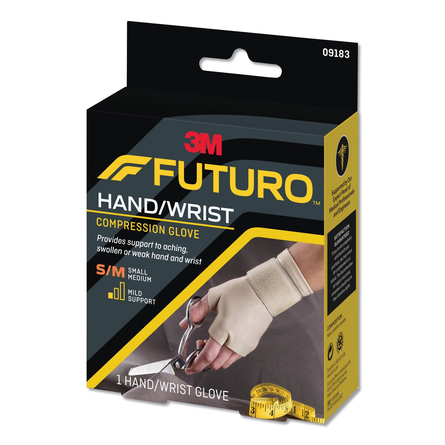 3M™ Futuro™ Support Glove, Fingerless, Ambidextrous 12/CASE -09183ENR