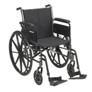 DRIVE™ CRUISER III LIGHTWEIGHT WHEELCHAIR, 18-INCH SEAT WIDTH, SOLD AS 1/EACH DRIVE K318DFA-ELR