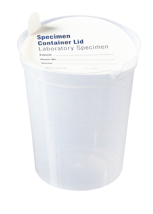 Specimen Container with Pour Spout, 180 mL, 500/CS