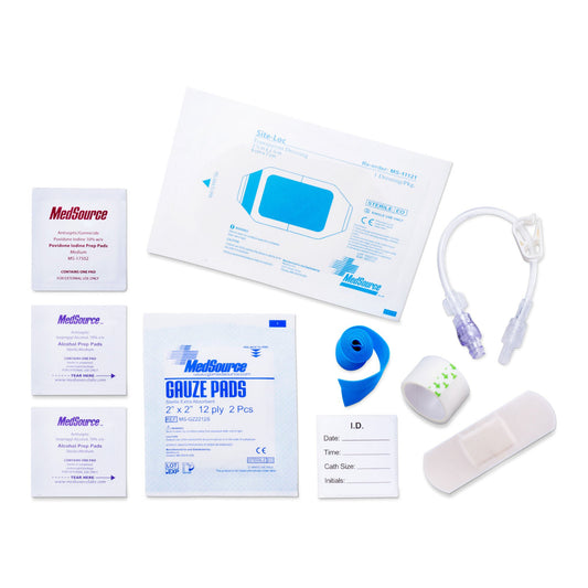 Iv Start Kit, W/Site Loc/8" Ex100/Cs, 100/Cs