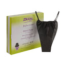 DUKAL REFLECTIONS™ DISPOSABLE BIKINI PANTY, BLACK, SOLD AS 100/BOX DUKAL 900506-1
