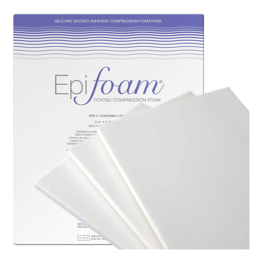 Epi-foam® Silicone Foam Dressing, 7-3/4 X 11-1/2 Inch, 3/PK