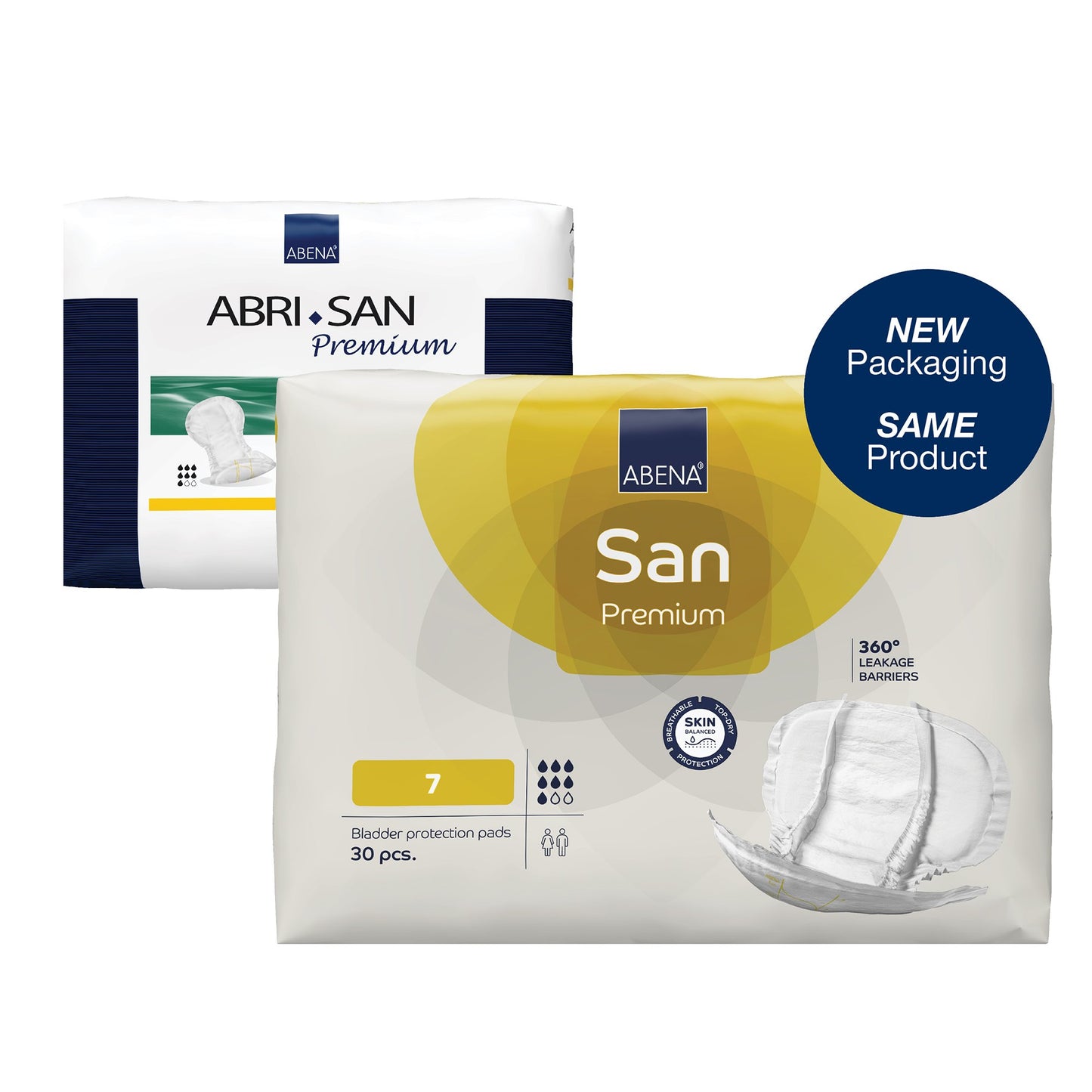 Abena San Premium Bladder Protection Pads, Size 7 30/PACK -1000021309