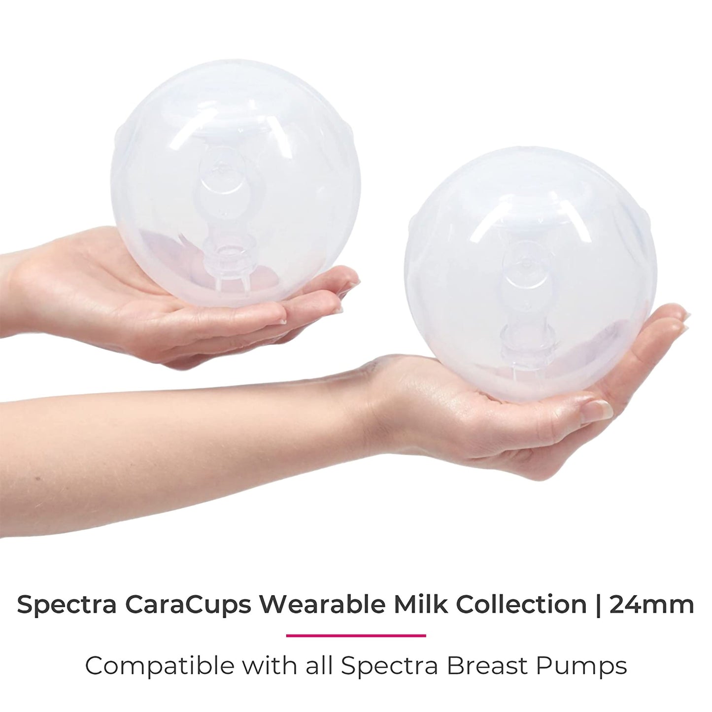 SpeCtra 24-mm CaraCups Wearable Milk Collection Kit for SpeCtra Breast Pumps 1/EACH -MM012225