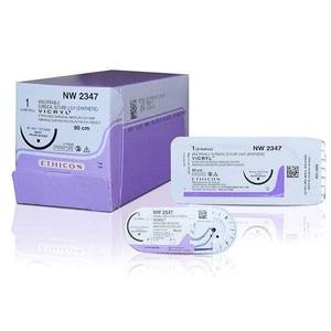 ETHICON VICRYL™ (POLYGLACTIN 910) SUTURES SUTURE 7-0 COATED VICRYL VIOBRAIDED TG140-8 12 12/BX