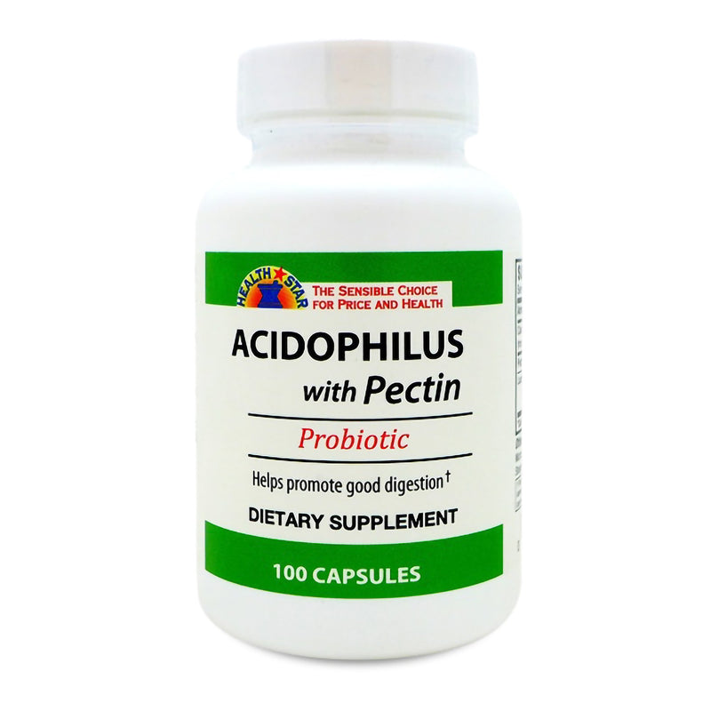 Health Star® Calcium / Pectin / Lactobacillus Acidophilus Probiotic Dietary Supplement