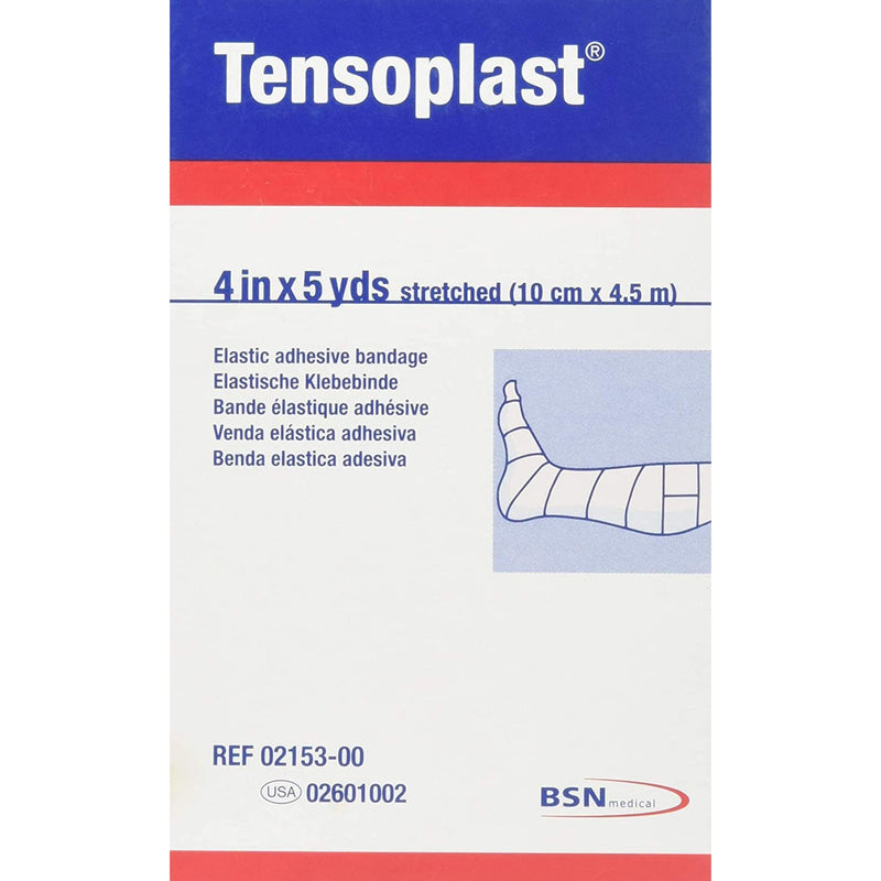 Tensoplast® No Closure Elastic Adhesive Bandage, 4 Inch x 5 Yard