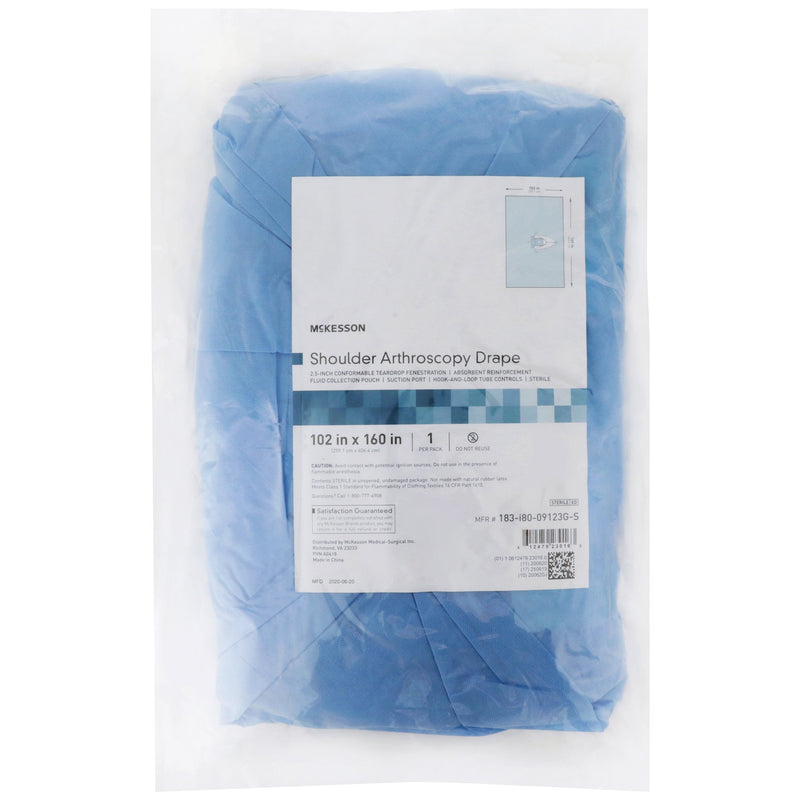 McKesson Sterile Shoulder Arthroscopy Drape, 102 x 160 Inch