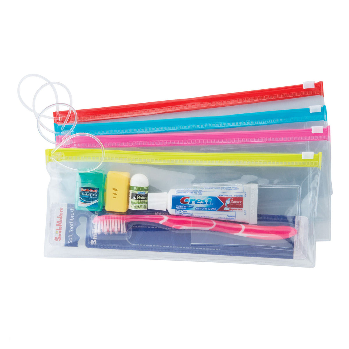 Dental Kit, Smilecare Adlt Preference Zip Bag (72/Cs), 72/Bx