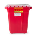 CONTAINER, SHARPS RED/CLR 9GL(8/CS), 1/EA