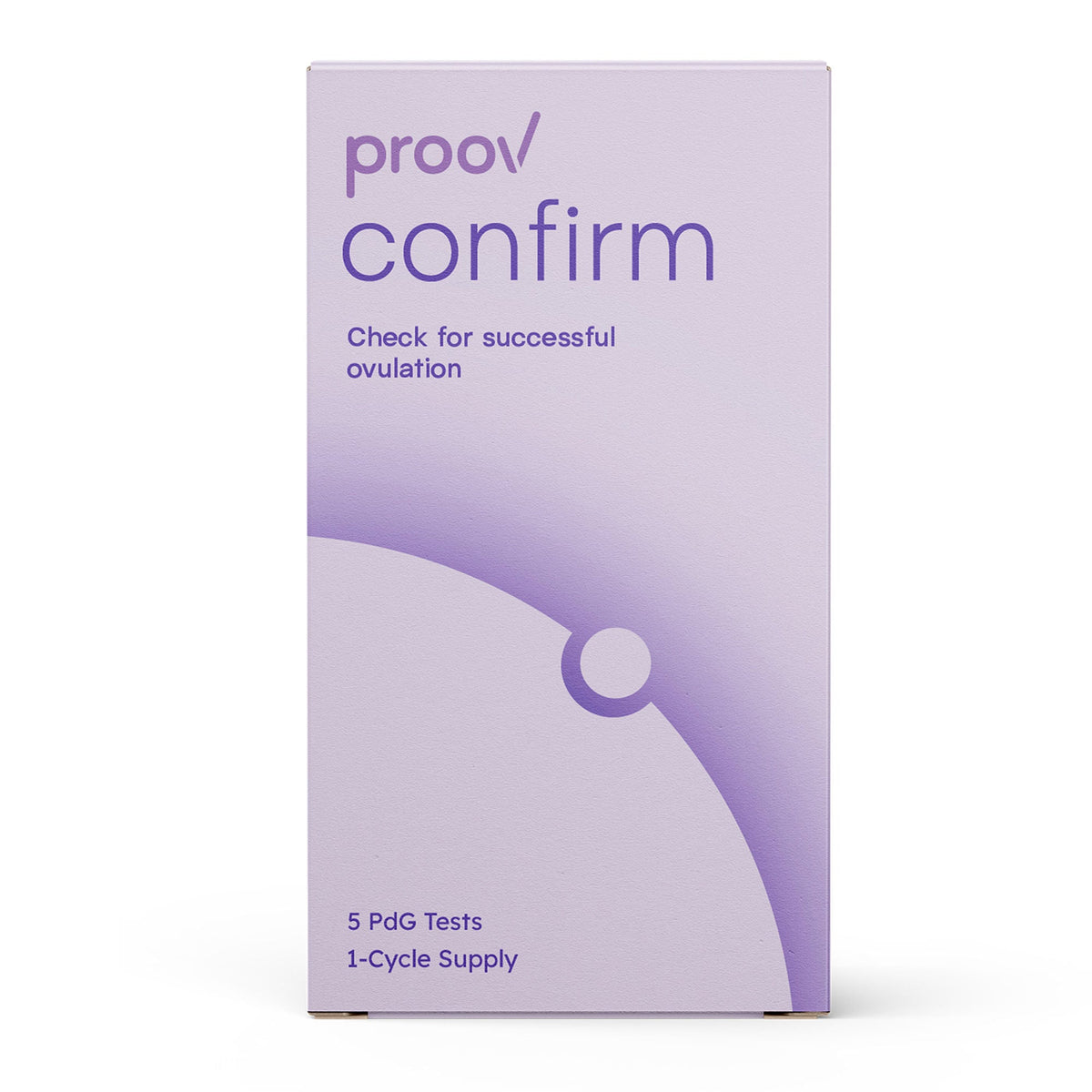 Proov Confirm Check For Ovulation Pregnanediol Glucuronide Fertility Test, 5/Pk