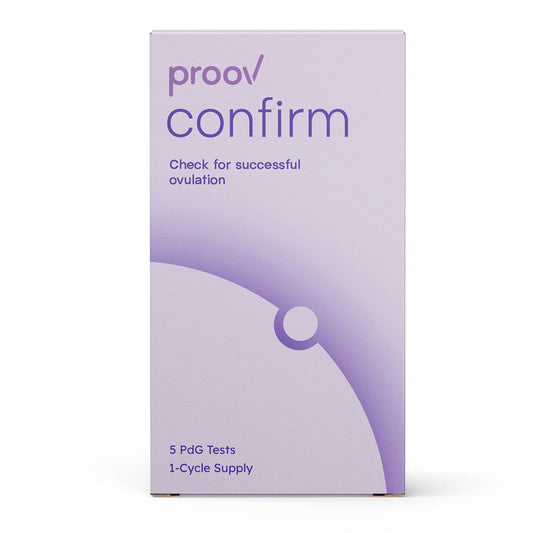 Proov Confirm Check For Ovulation Pregnanediol Glucuronide Fertility Test, 5/Pk